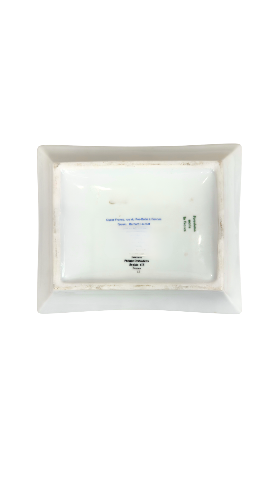 Ouest-France Rennes Hotel Porcelain Tray