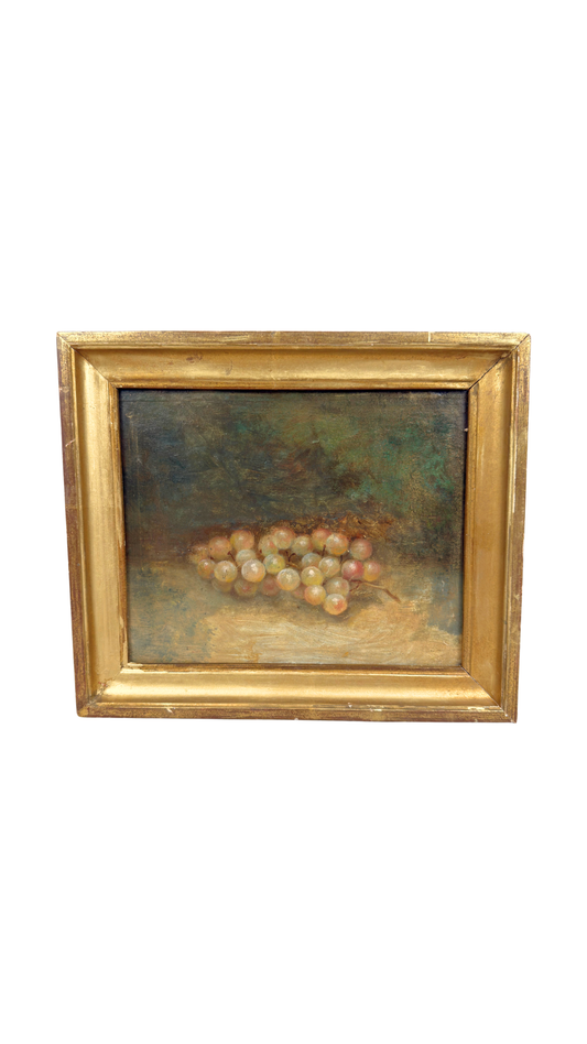 Still Life Oil Painting of Grapes