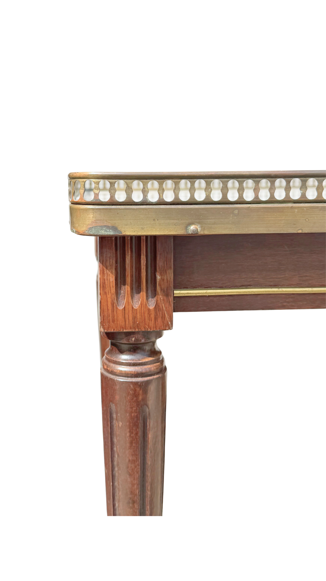 French Louis XVI–Style Marble-Top Coffee Table