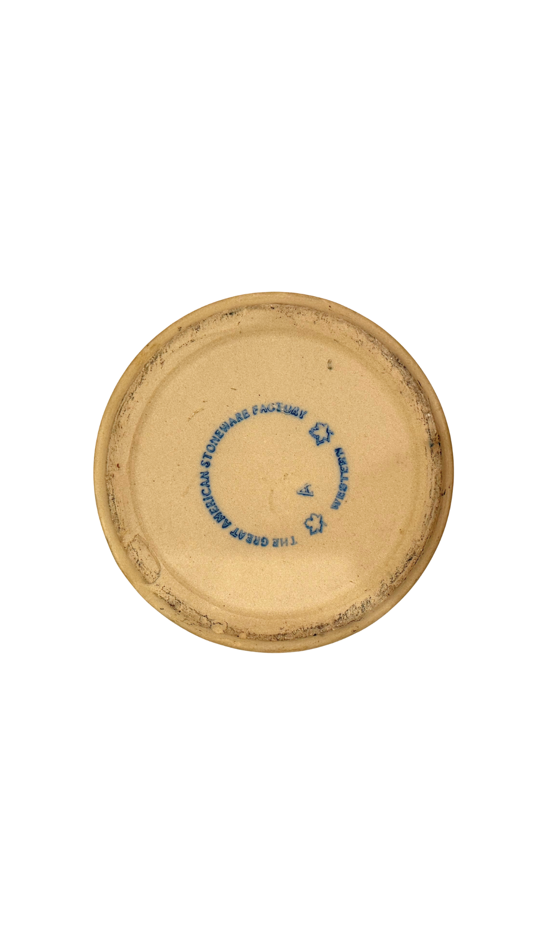 American Stoneware Crock with Terracotta Glaze
