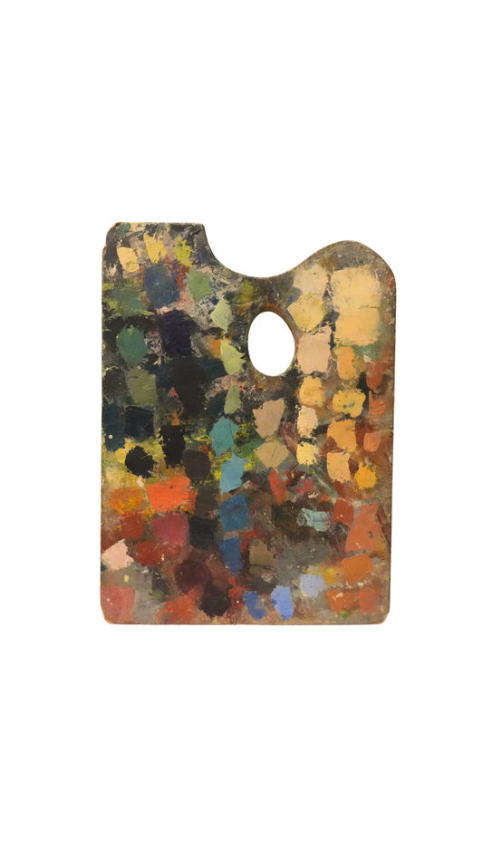 French Dual-Sided Artist’s Palette