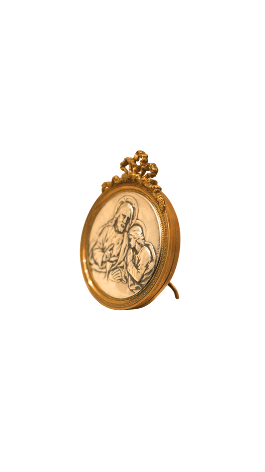 Signed Kinsburger Religious Medallion