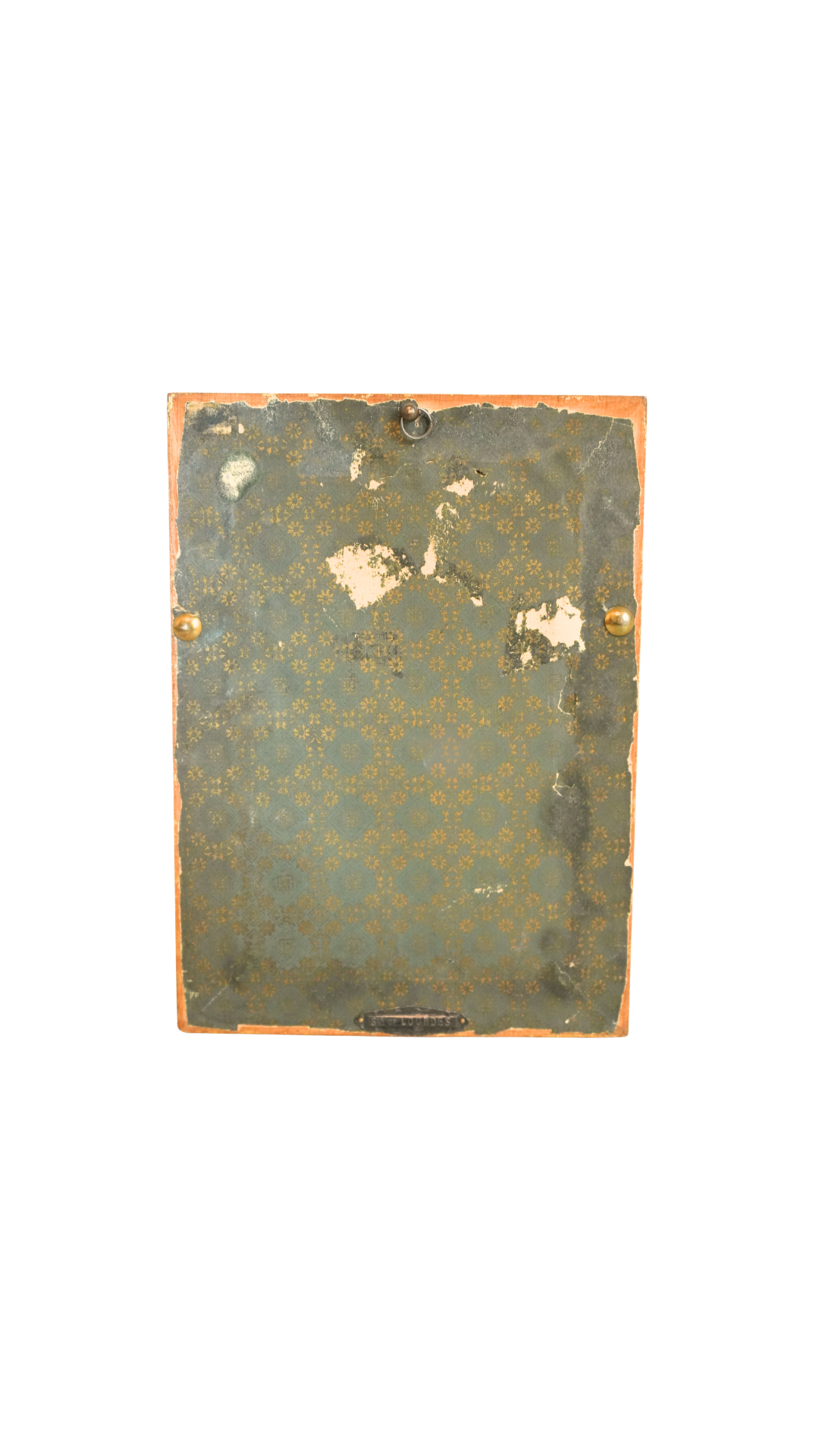 Antique Framed French Crucifix Devotional