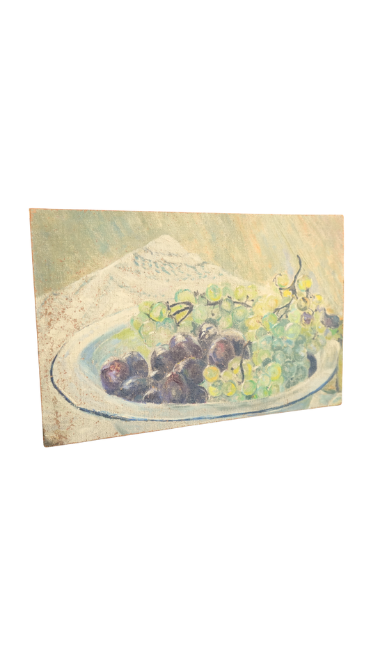 Vintage French Still Life on Artist Board