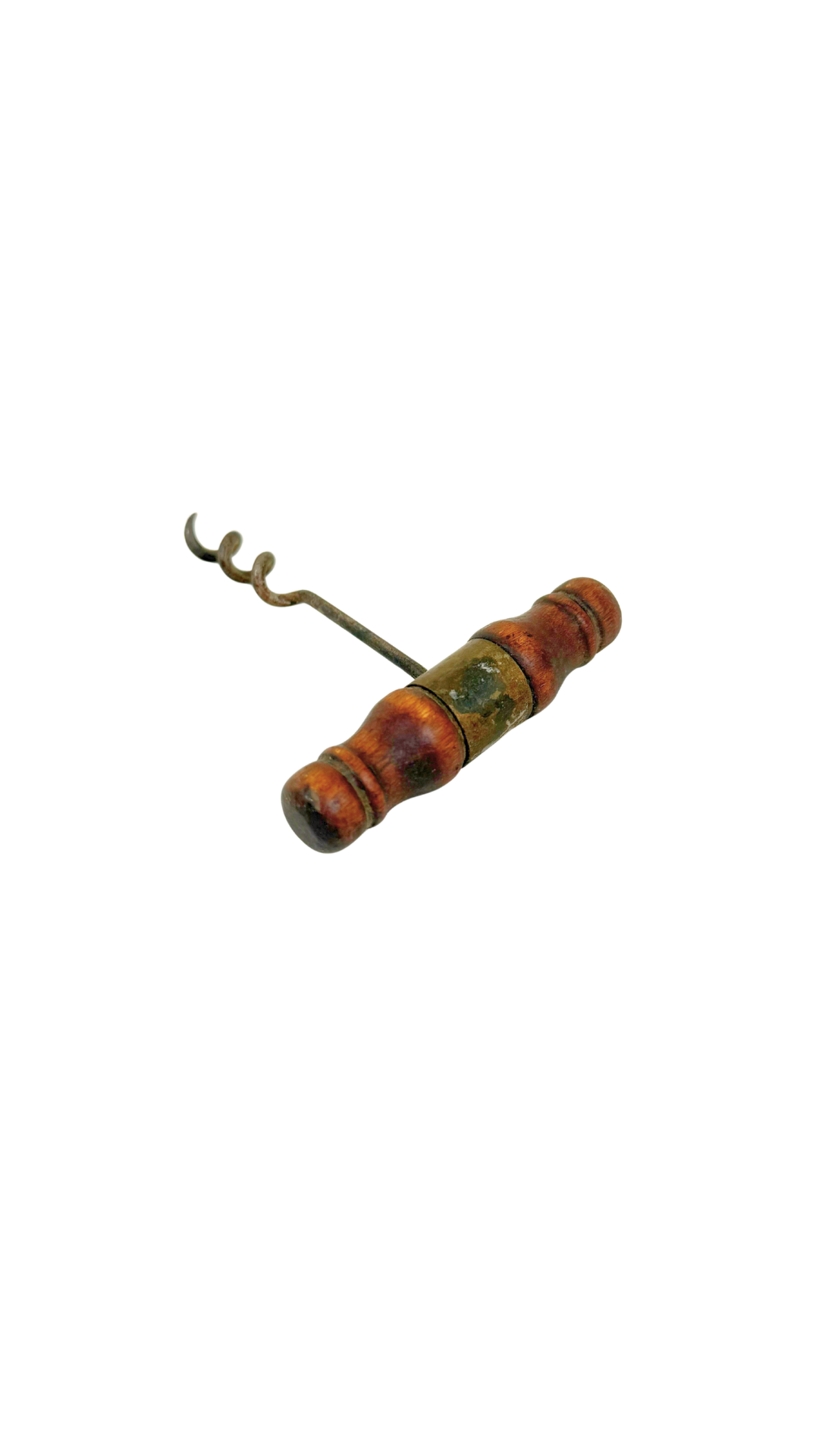 Corkscrew with Turned Wood Handle