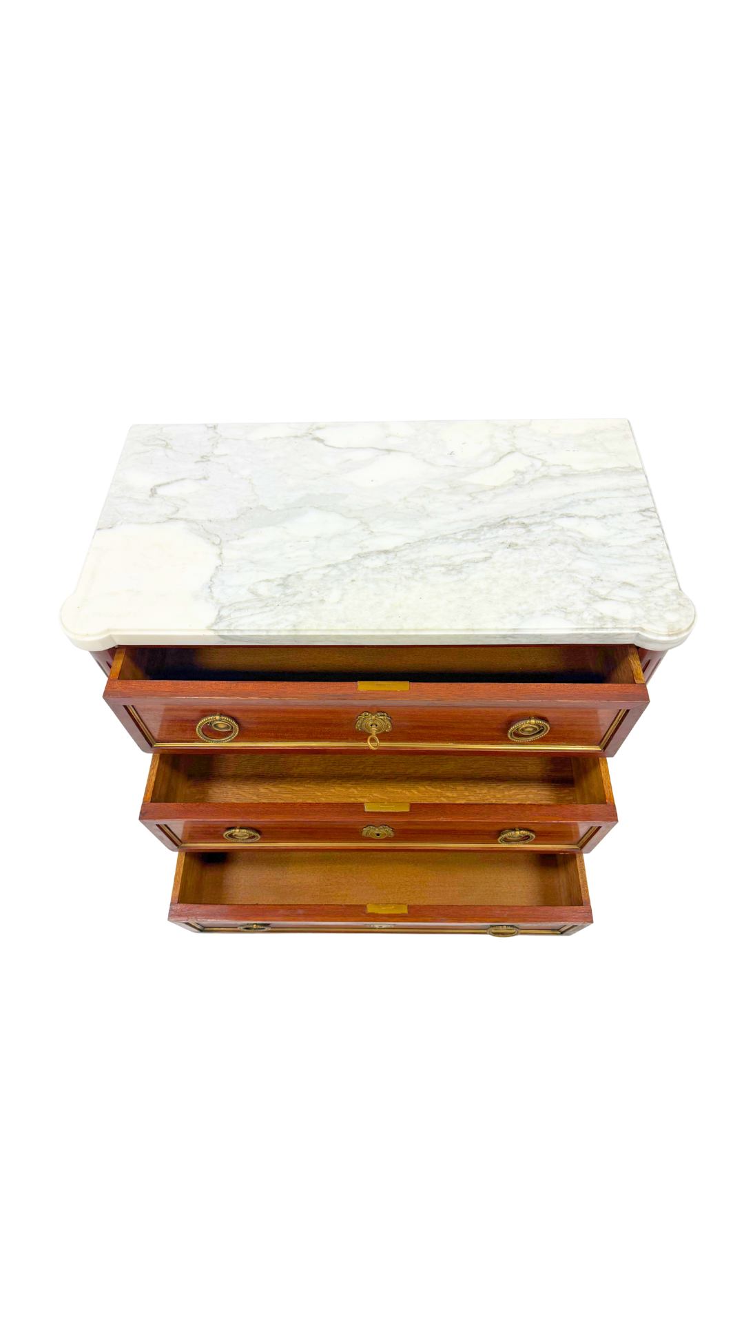 French Louis XVI Bow Commode