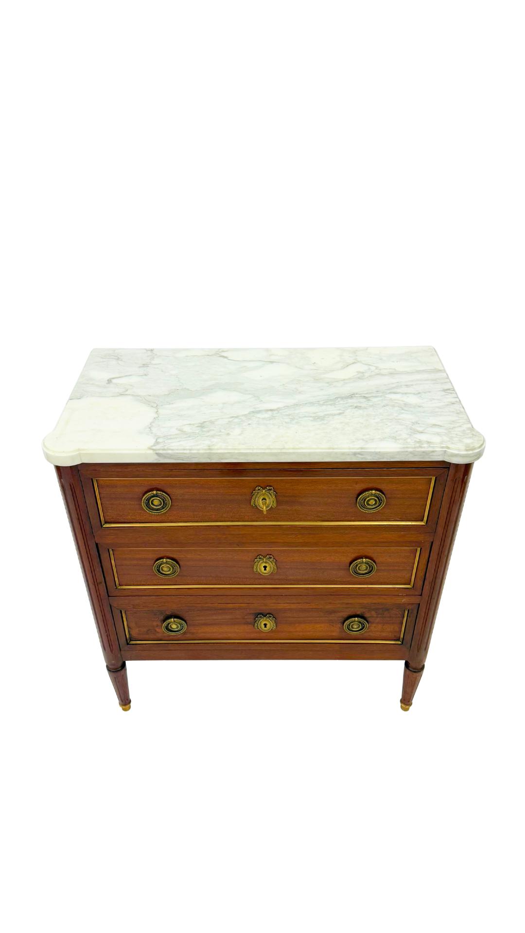 French Louis XVI Bow Commode