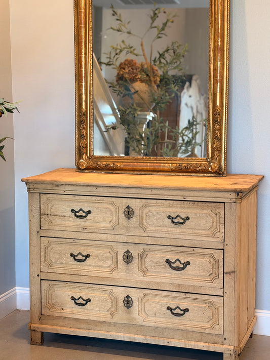 French Provincial Oak Commode