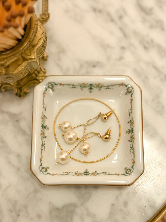 Ritz Paris Porcelain Vide-Poche by Yves Deshoulières