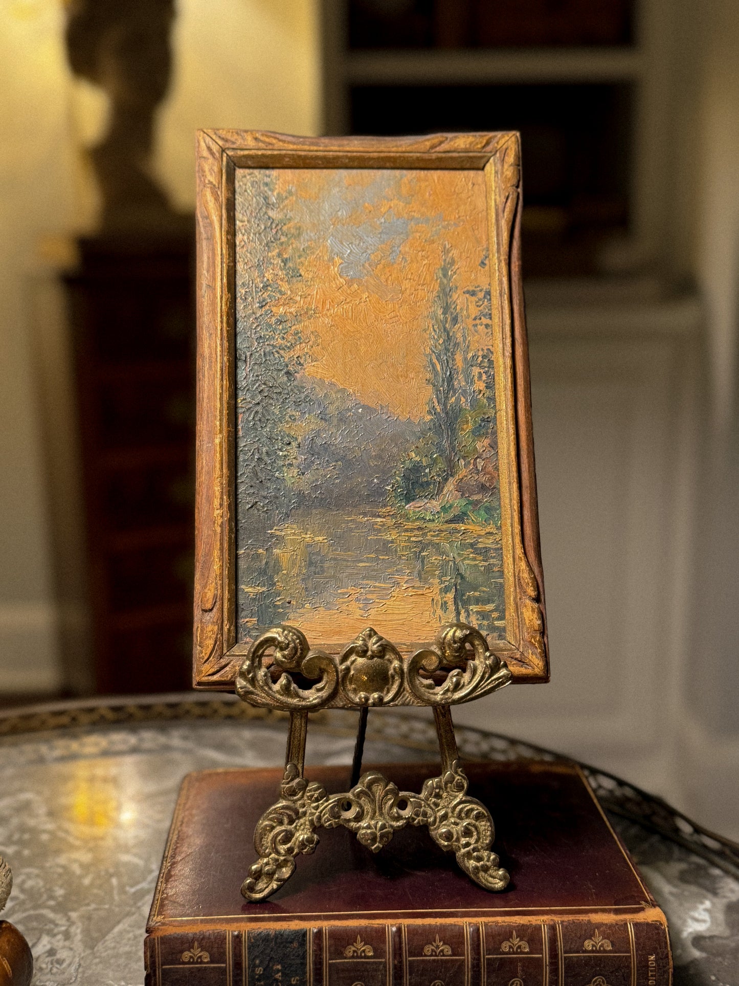 G. Simonnet ‘Bords de la Vienne,’ Oil on Panel