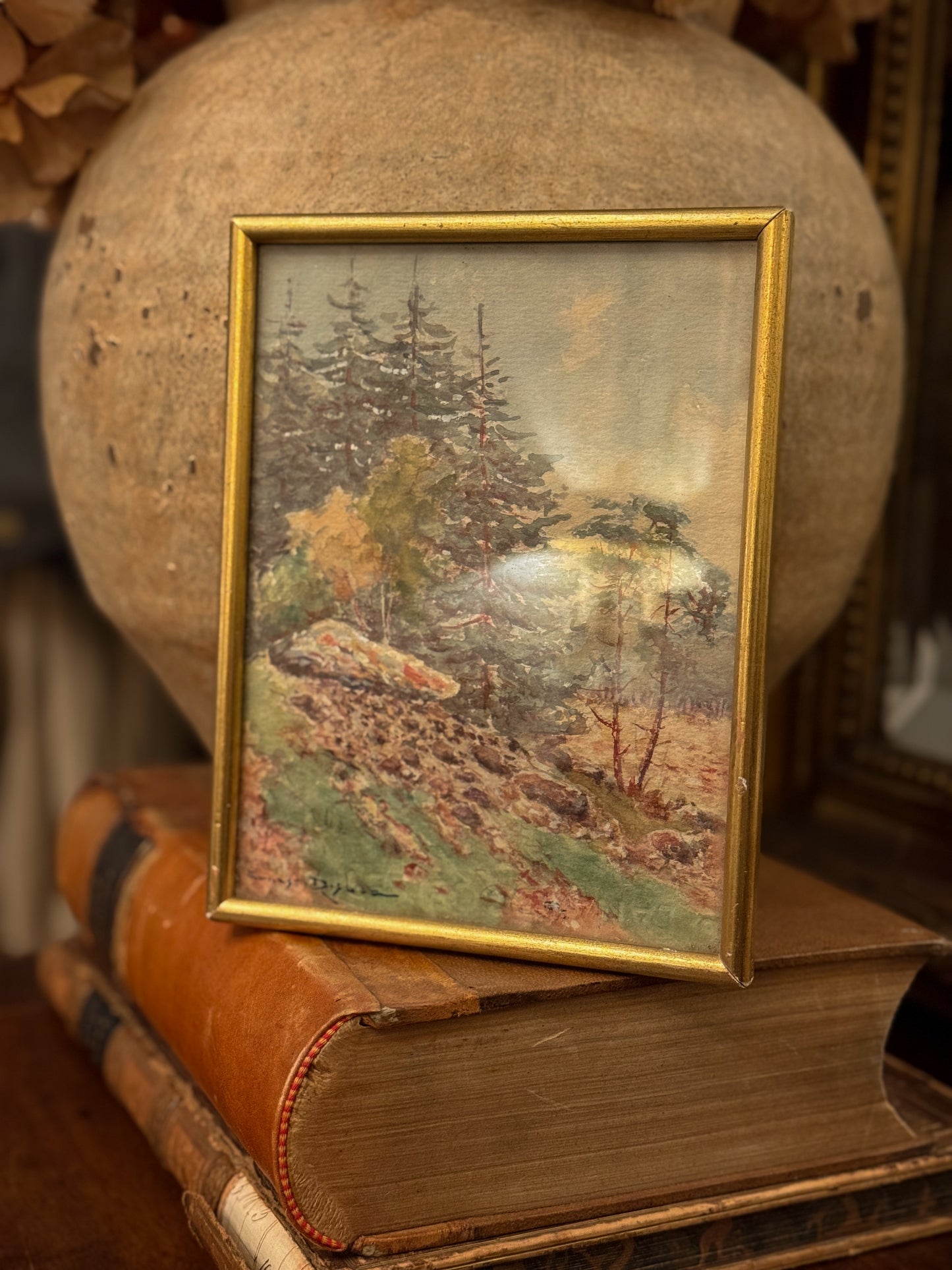 Ernest Dyblen Miniature Forest Landscape