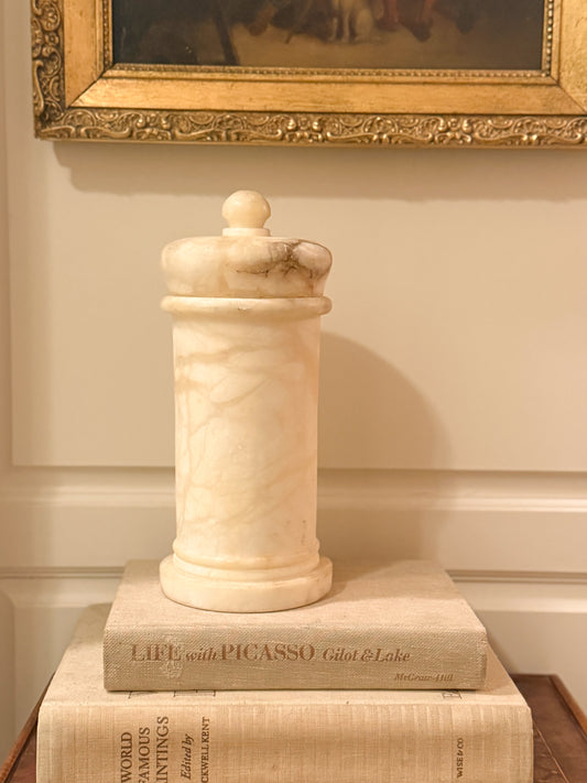 Antique Alabaster Apothecary Jar