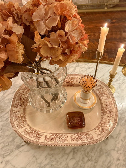 Antique Ironstone Transferware Platter