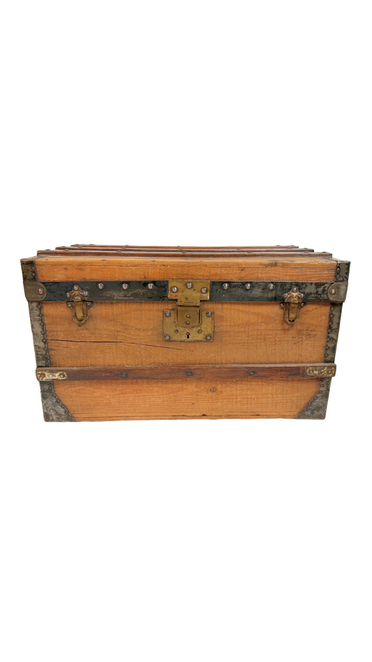 Wooden Steamer Trunk