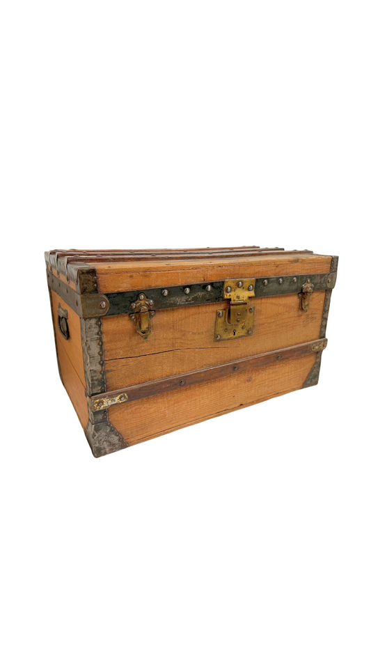 Wooden Steamer Trunk