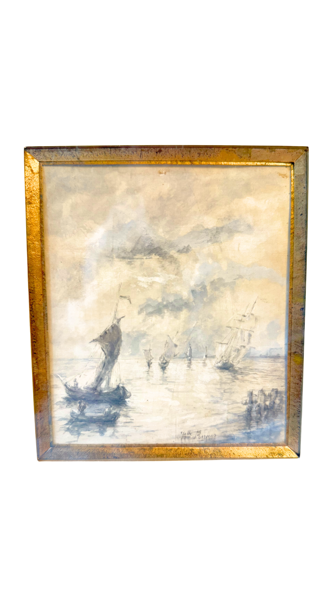 Vintage French Seascape