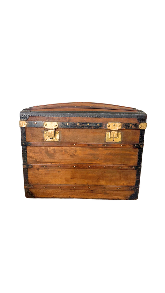 Antique Moynat Steamer Trunk