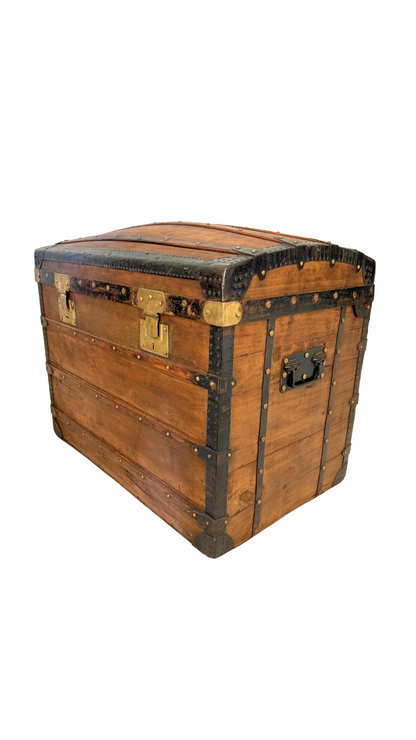 Antique Moynat Steamer Trunk