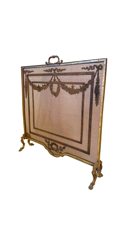 19th Century French Fire Screen