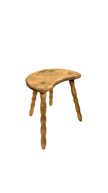 Vintage Hand Carved Stool