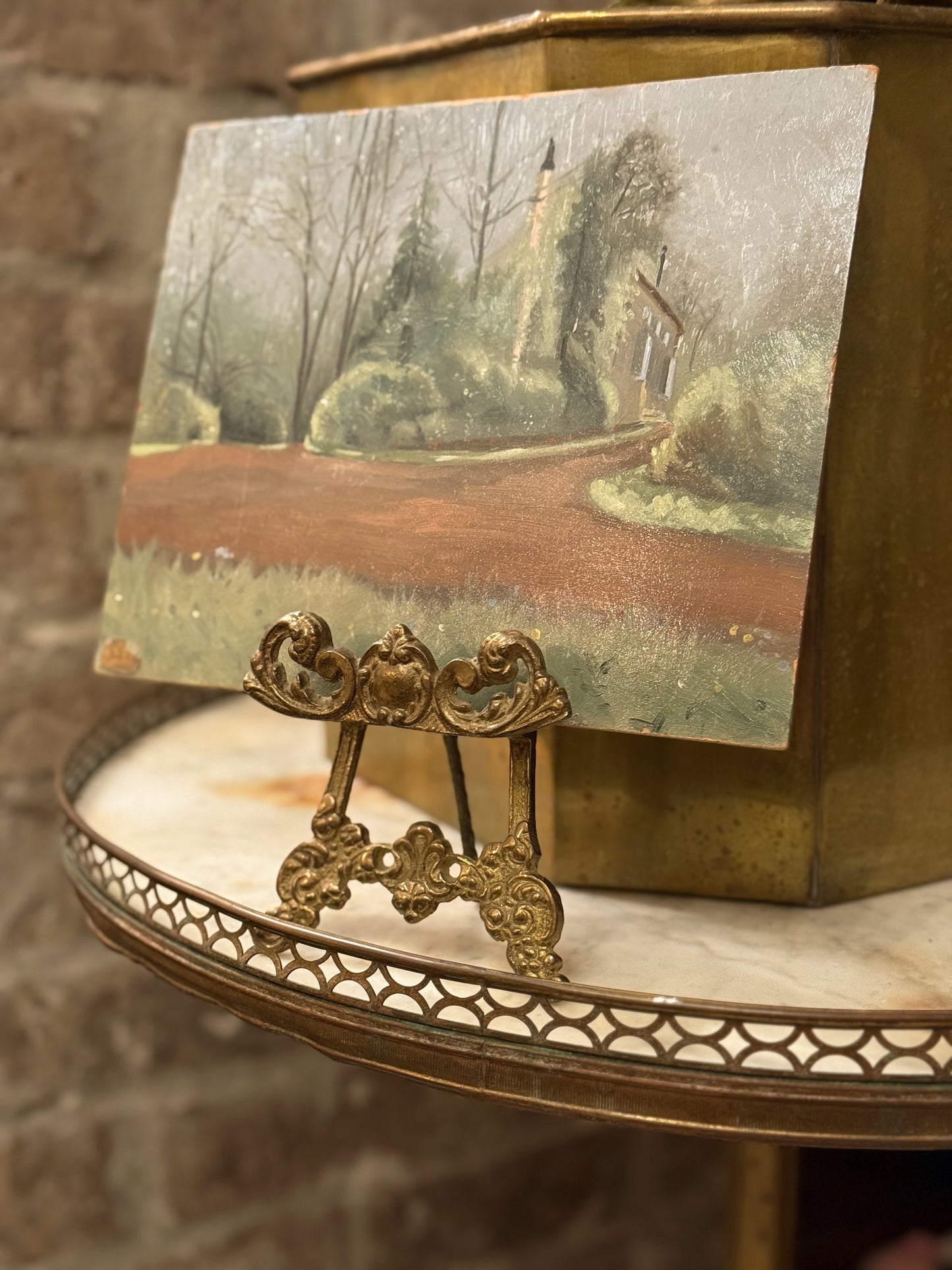 French Chapel Pathway Landscape