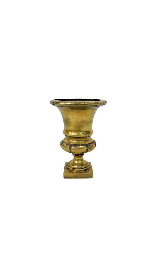 Petite Gilt French Bronze Urn