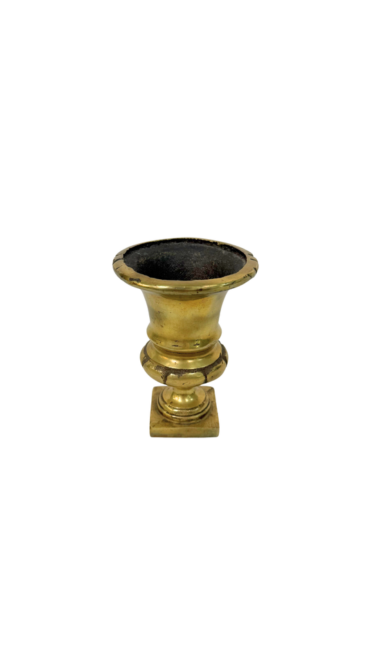 Petite Gilt French Bronze Urn