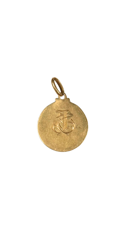 14k Gold Medal Our Lady of Montserrat (Ntra. Sra. de Montserrat)