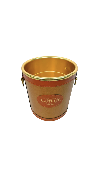 Champagne Gauthier Epernay Leather Ice Bucket