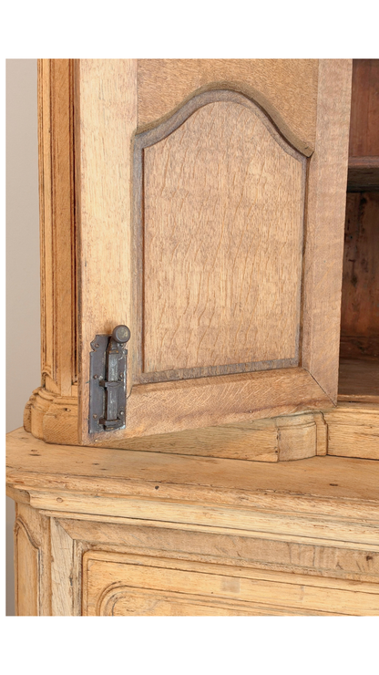 French Oak Buffet à Deux Corps