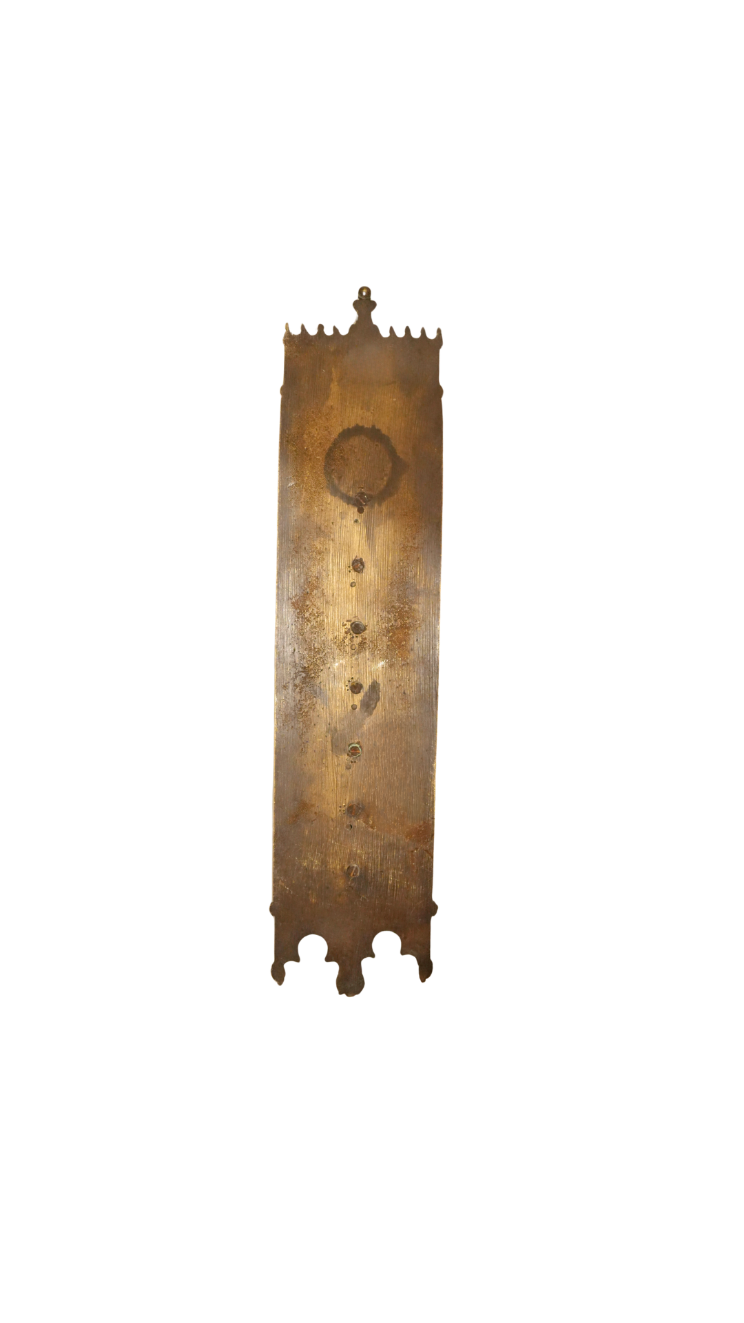 Antique French Bronze Neo-Gothic Semainier Weekly Organizer
