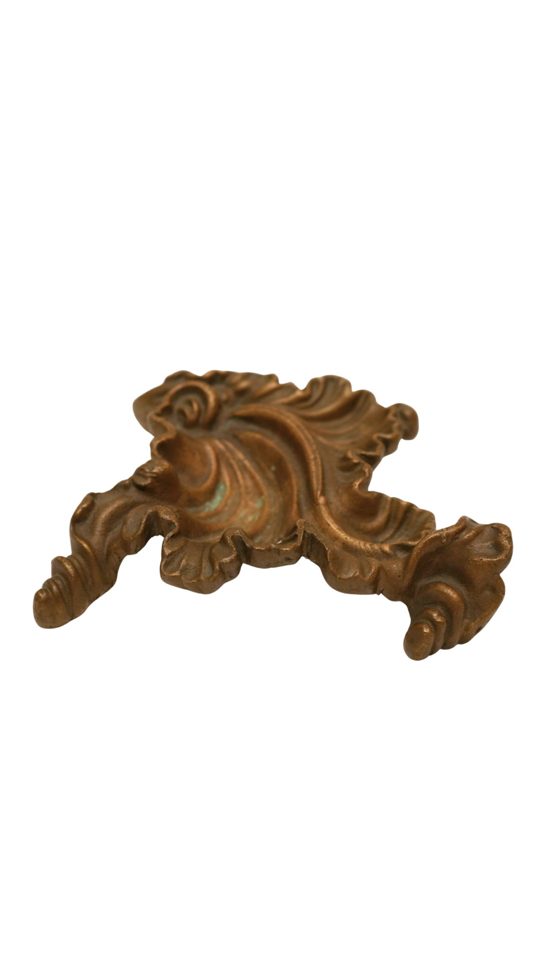 French Heavy Bronze Rococo Vide-Poche