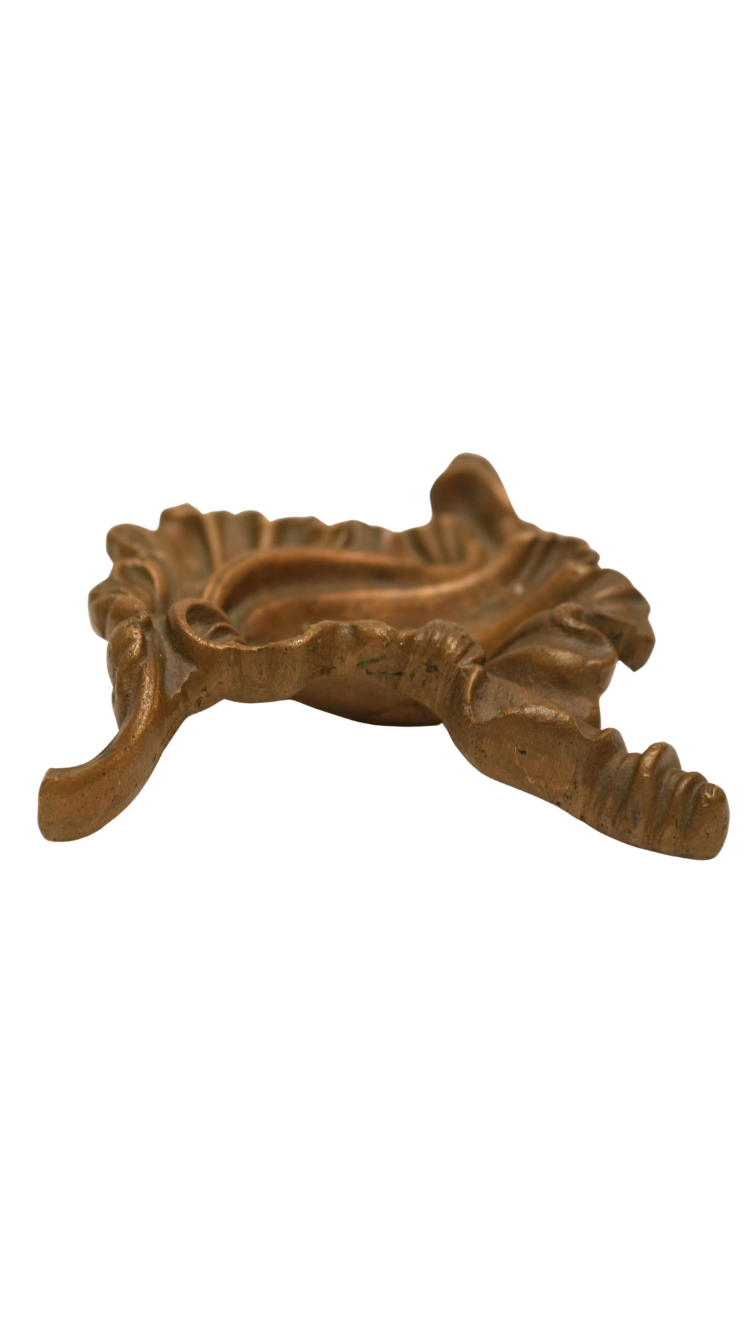 French Heavy Bronze Rococo Vide-Poche