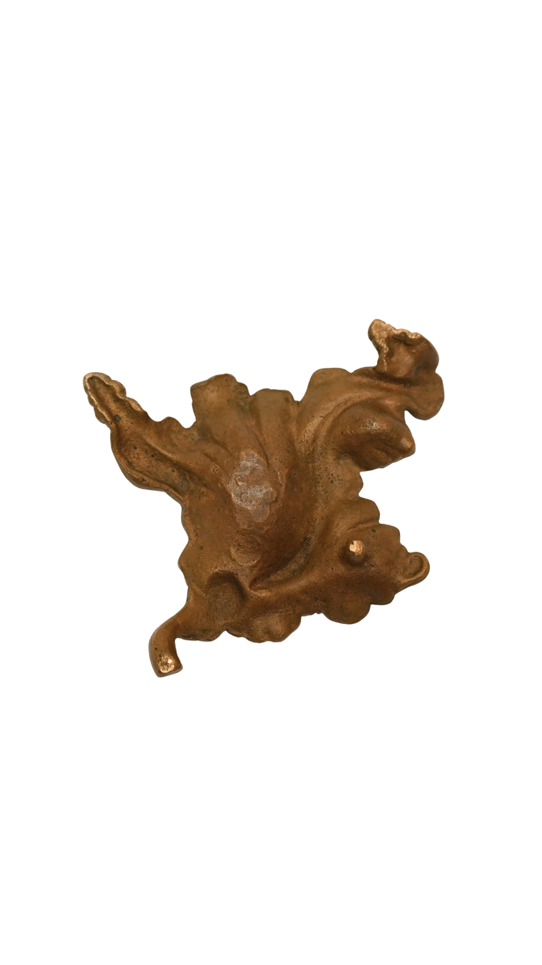 French Heavy Bronze Rococo Vide-Poche