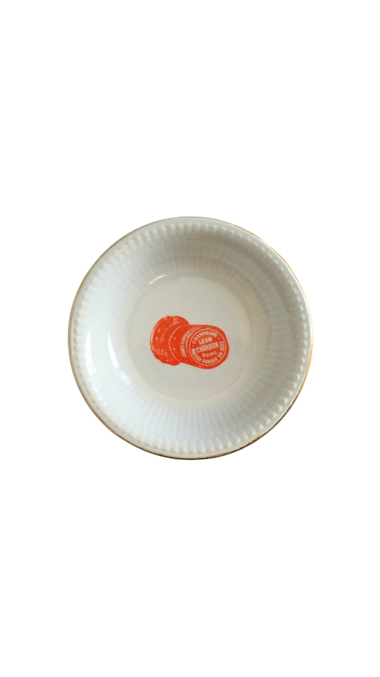 French Champagne Léon Chandon Advertising Dish, Reims