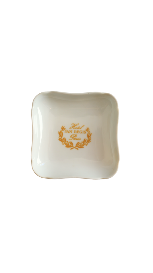 Hôtel San Régis Paris Advertising Dish, Limoges