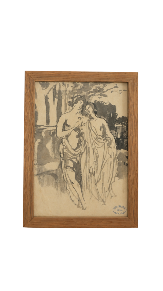 Numa Gillet Figure Study, Atelier Stamp