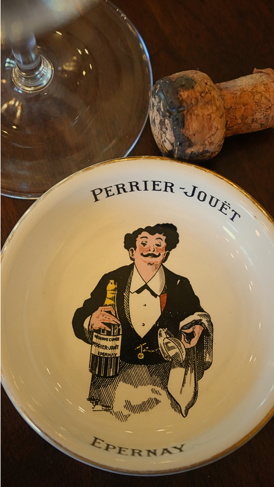 Perrier-Jouët Champagne Advertising Tray