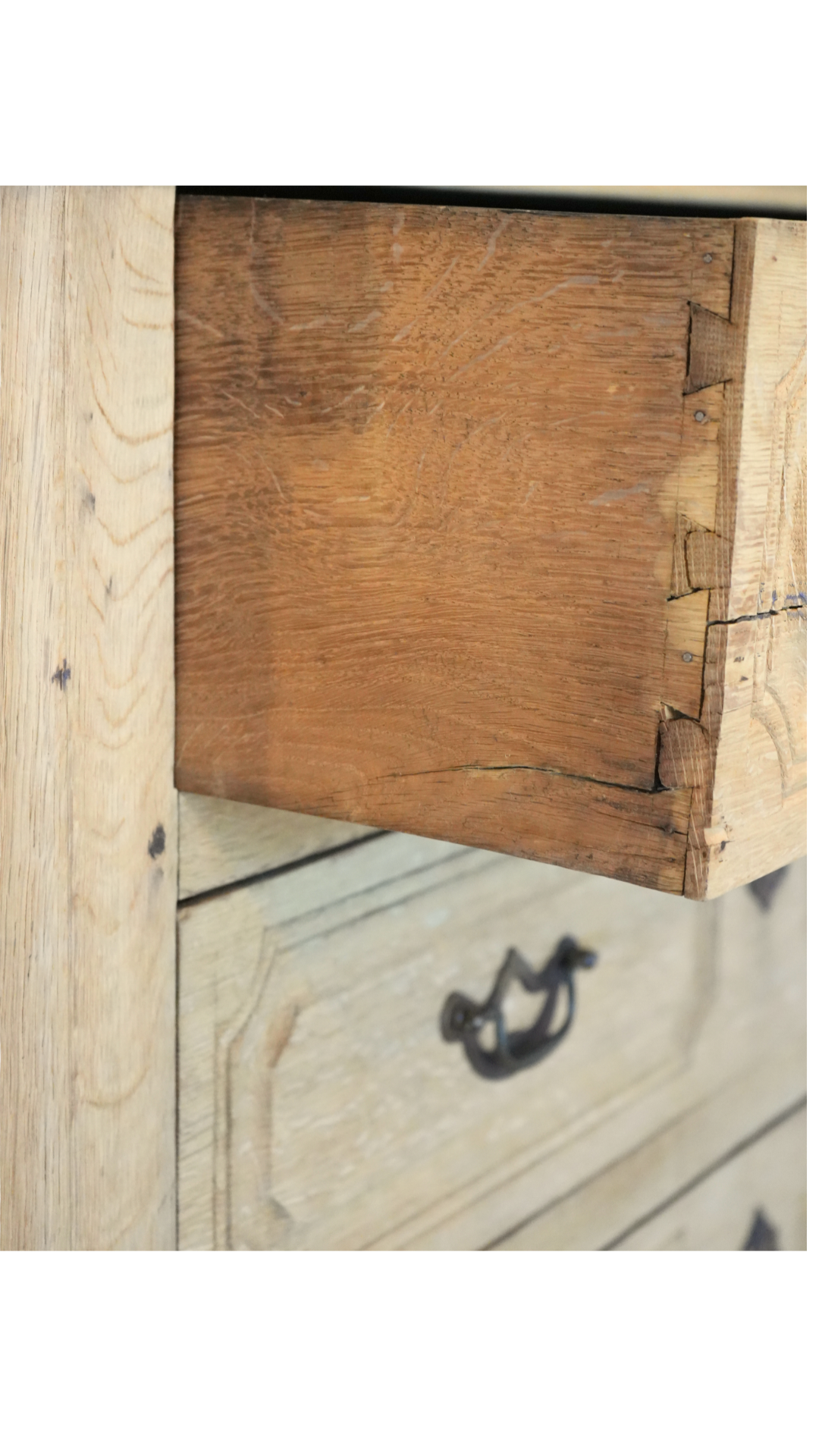 French Provincial Oak Commode