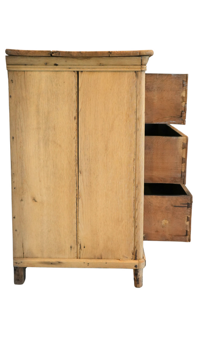 French Provincial Oak Commode