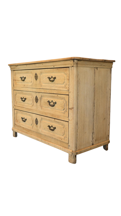 French Provincial Oak Commode