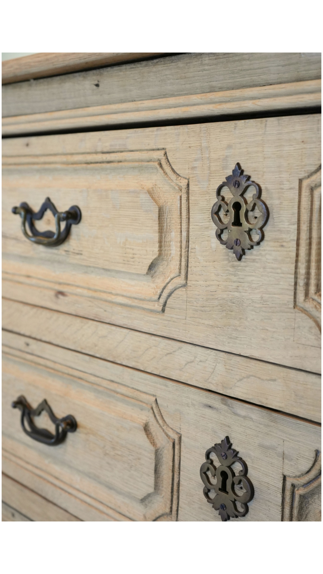 French Provincial Oak Commode
