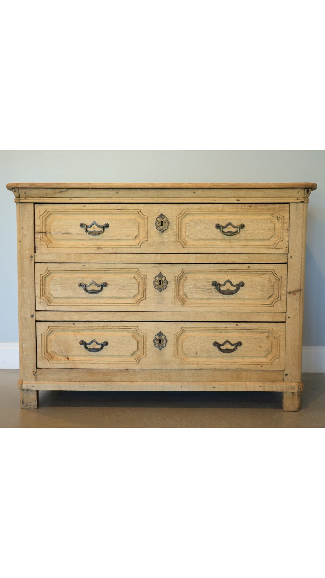 French Provincial Oak Commode