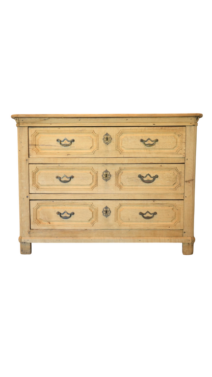 French Provincial Oak Commode