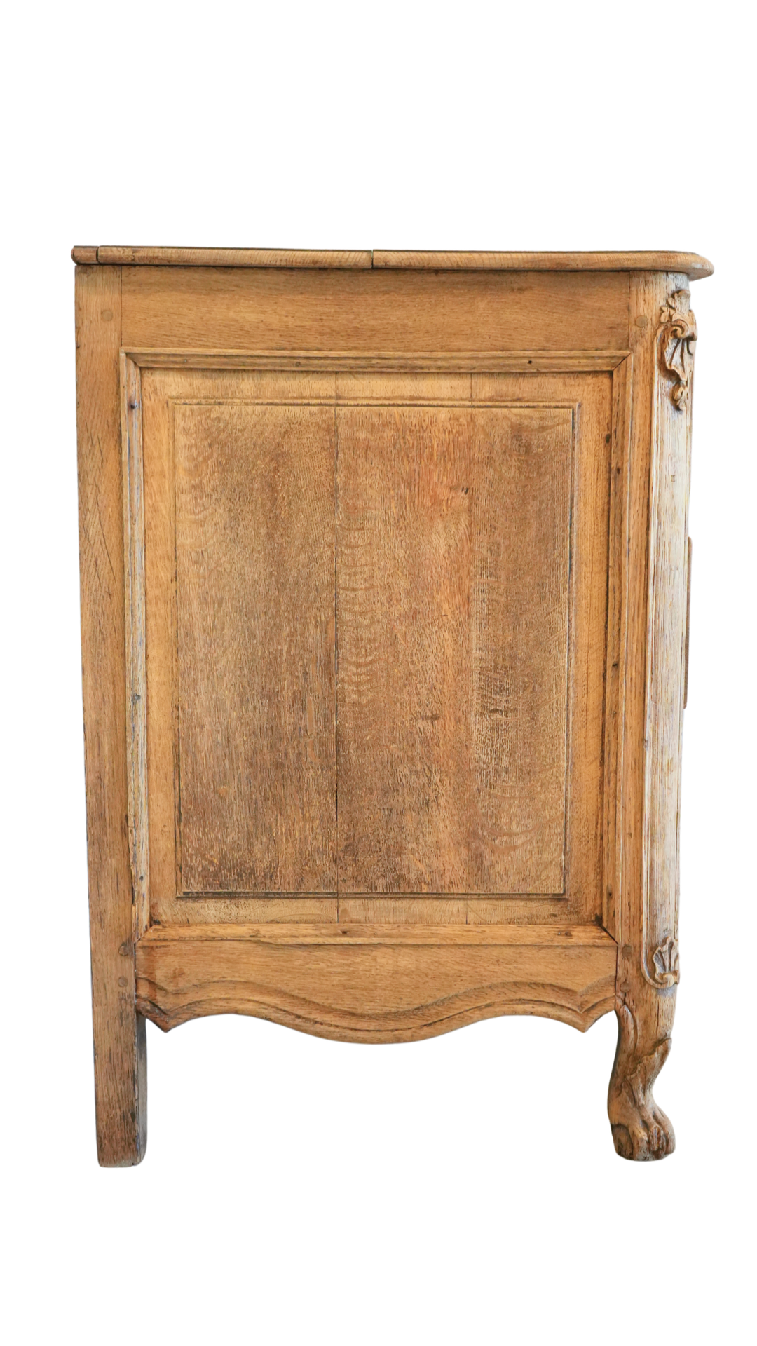 French Bleached Oak Louis XV Style Commode