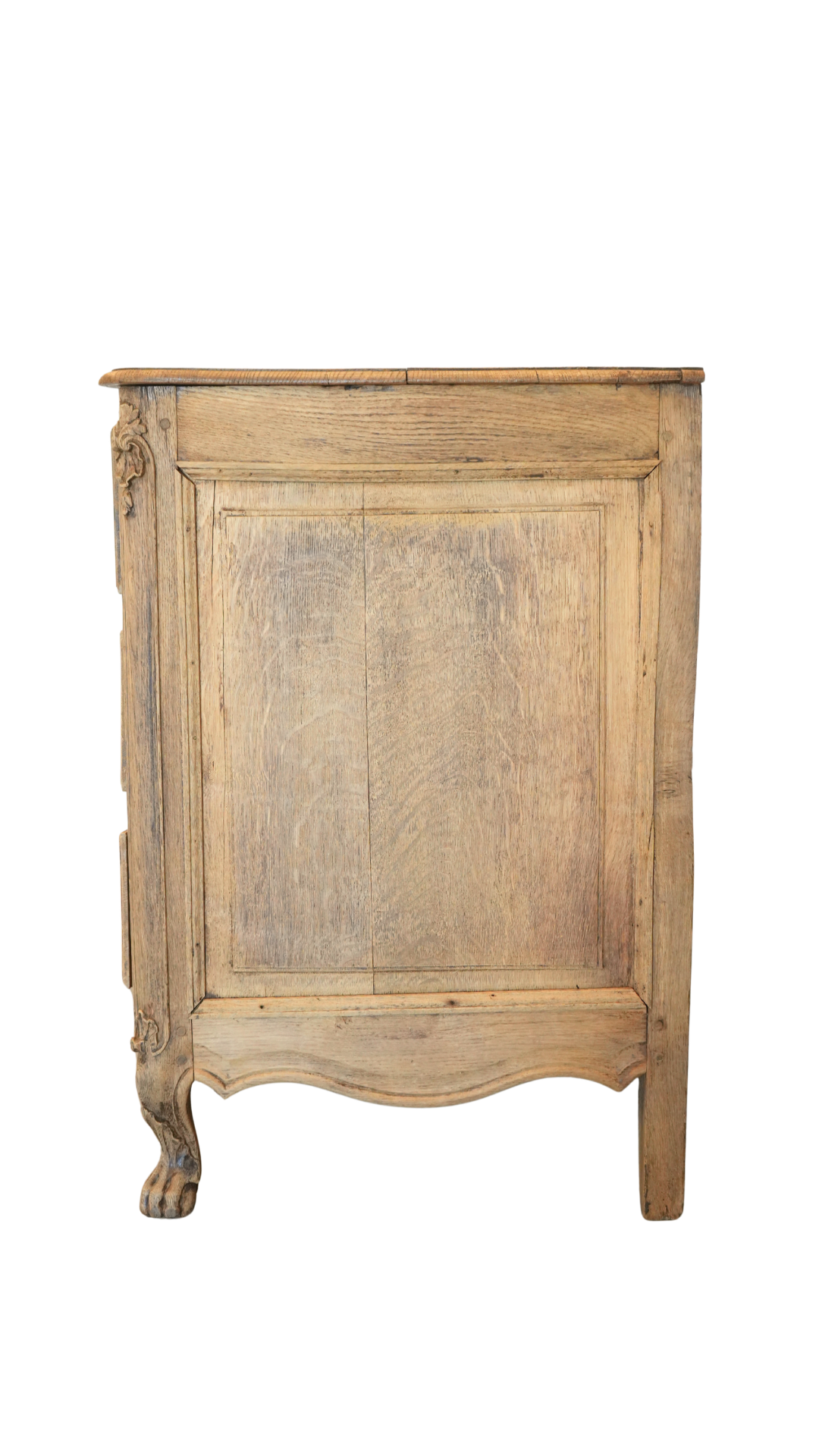 French Bleached Oak Louis XV Style Commode