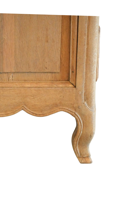 Provincial Oak Louis XV Style Commode