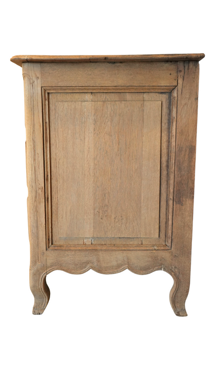 Provincial Oak Louis XV Style Commode