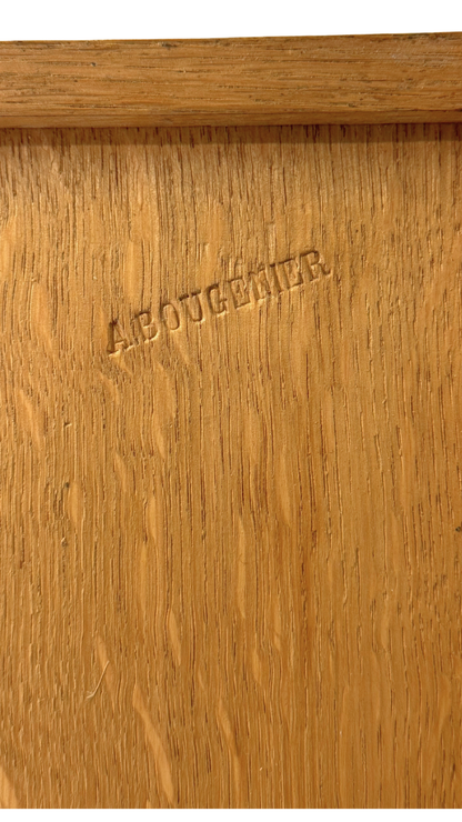 Signed A. Bougenier French Louis XVI Style Marquetry Side Chest