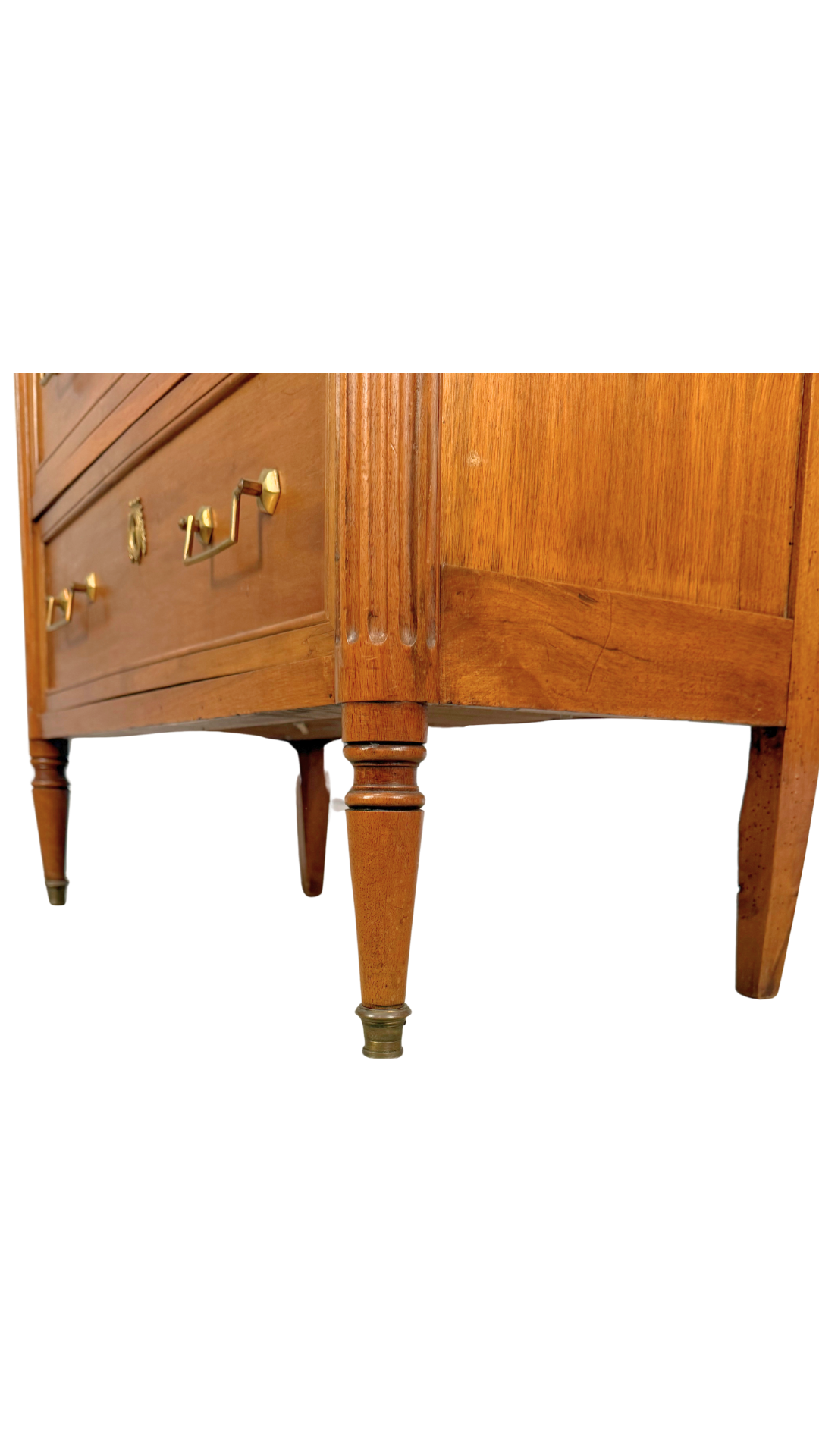 French Louis XVI Style Walnut Commode